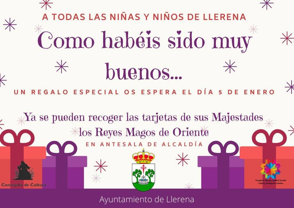 Ya se pueden recoger las tarjetas regalo de los Reyes Magos