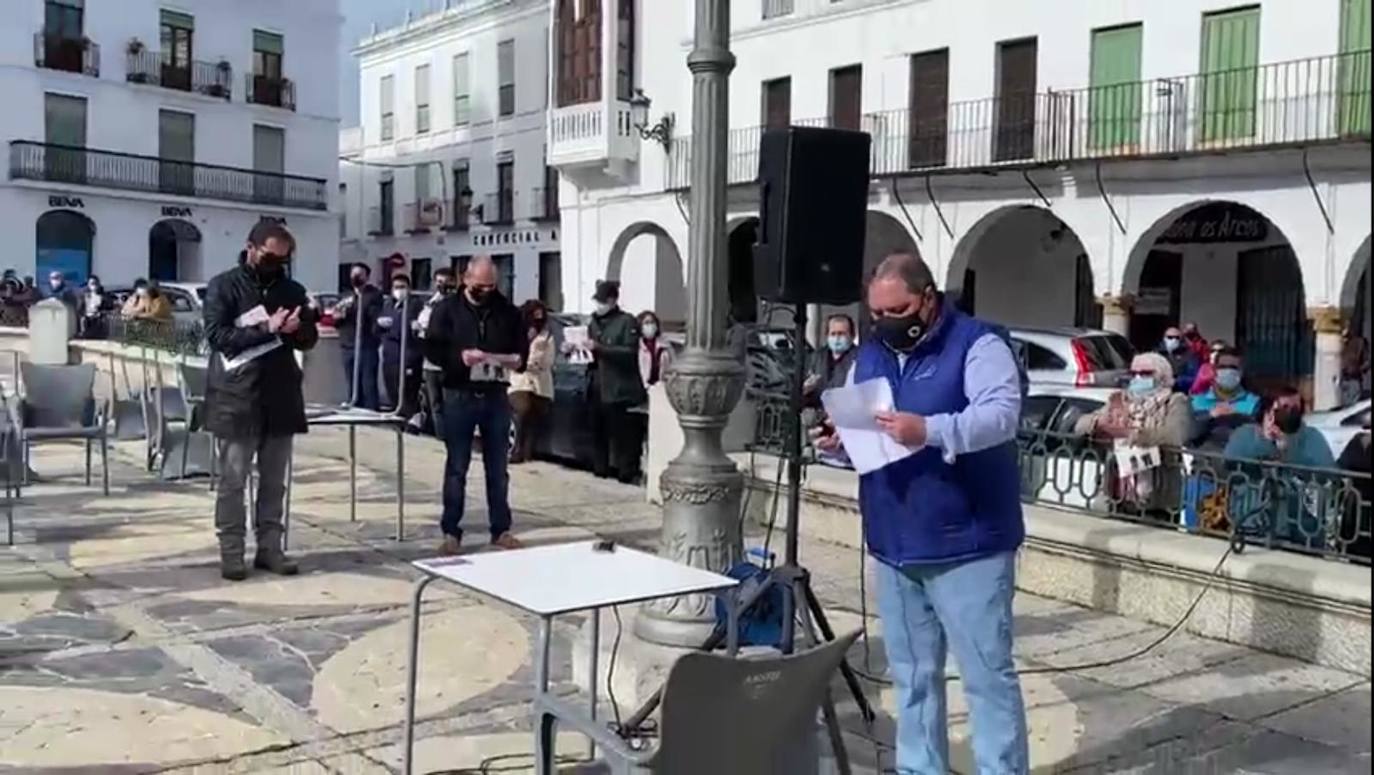 Llerena se suma a la protesta regional de la hostelería