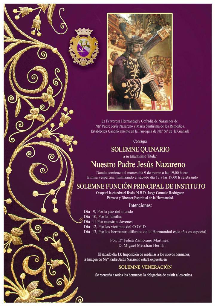 Solemne Quinario en Llerena