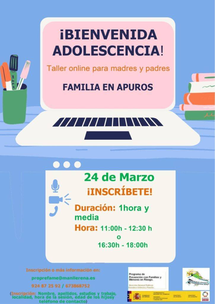 Taller sobre la adolescencia de la Mancomunidad