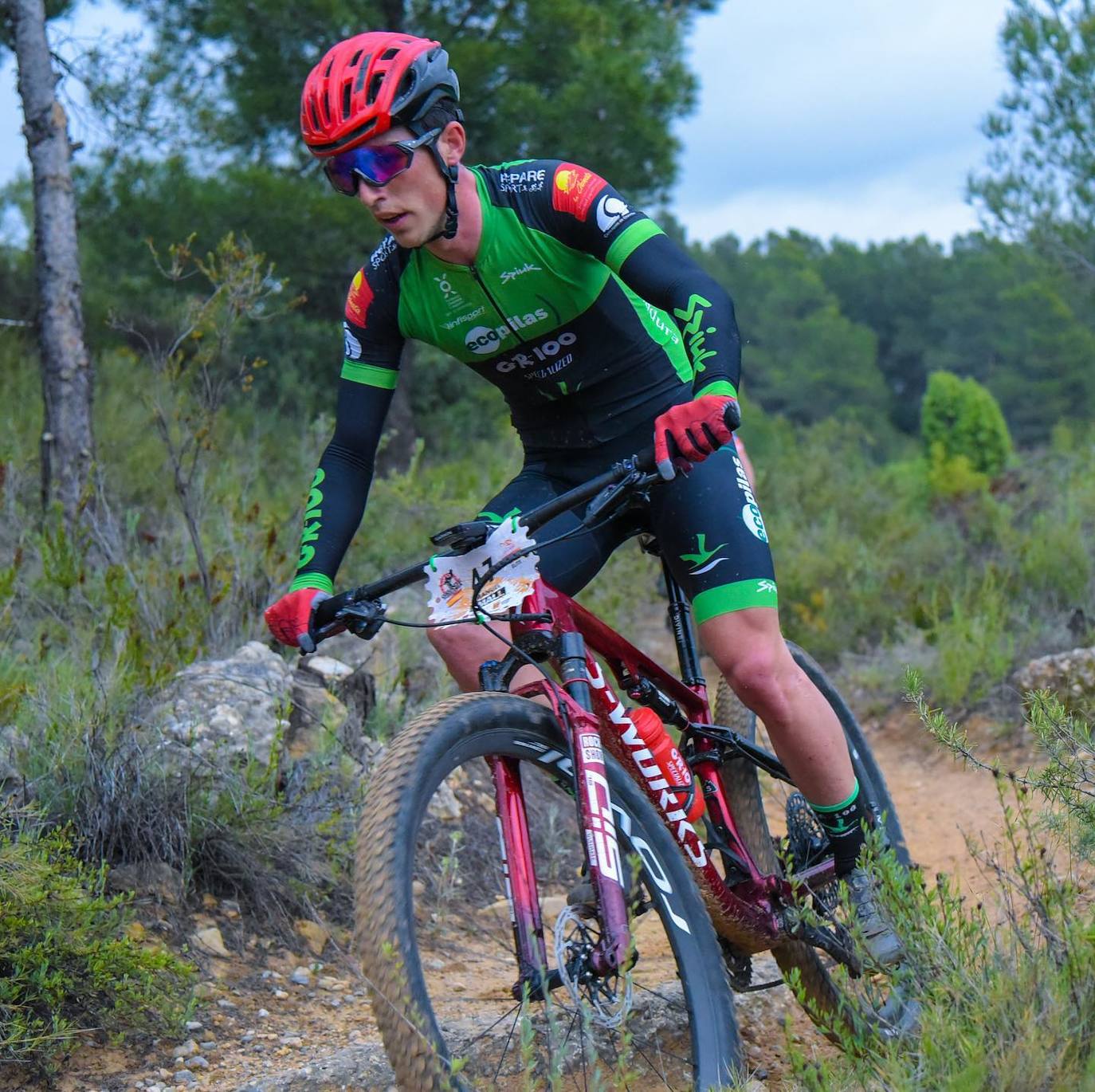 Cordero, en puestos de podio provisional en el Open de España XCM