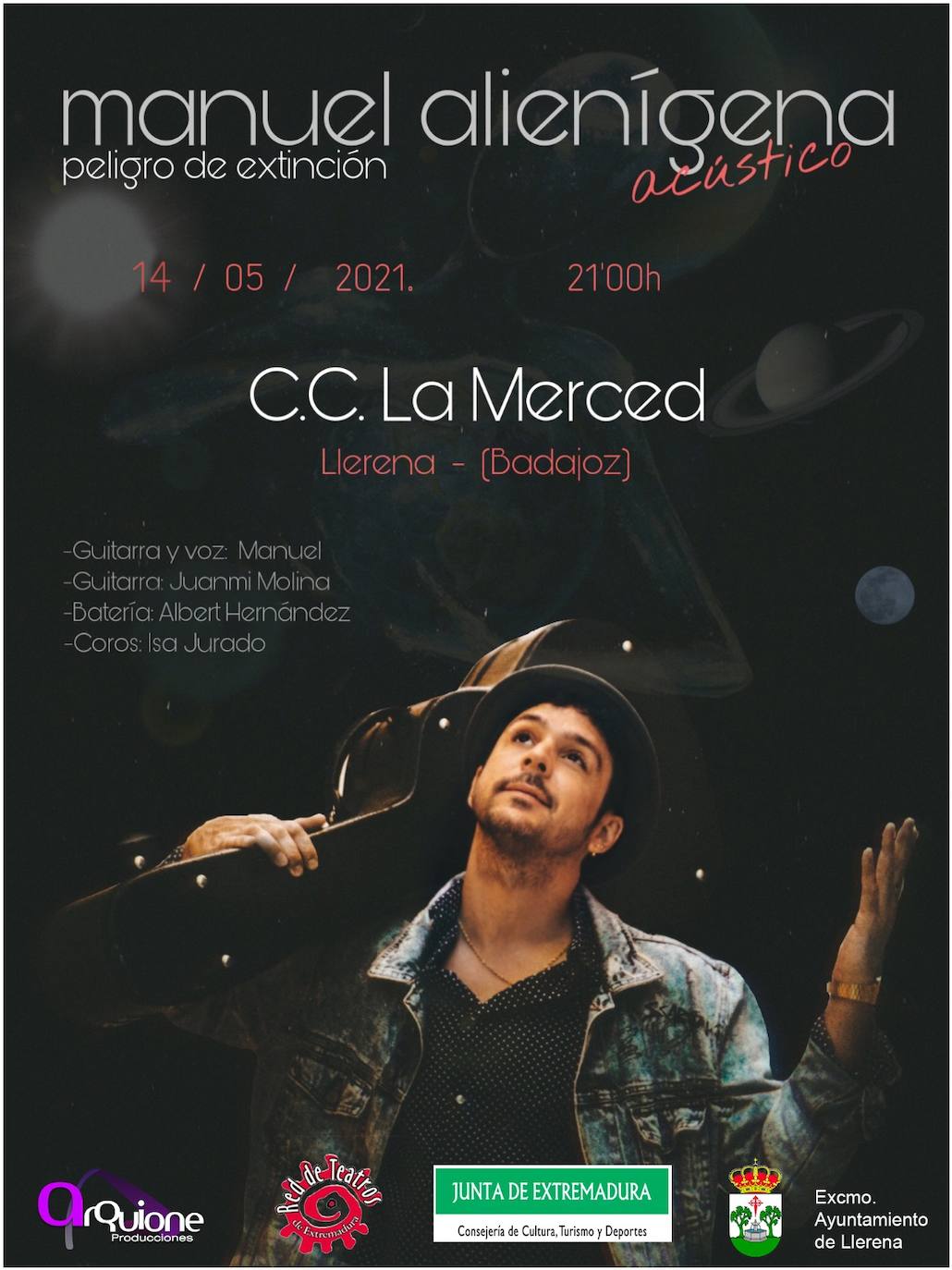 Manuel Alienígena, el viernes en la Merced