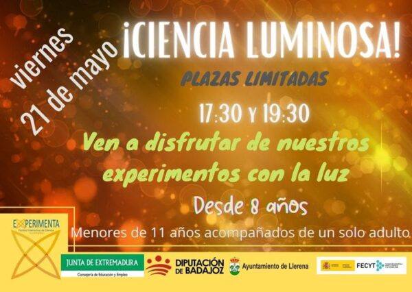 Ciencia luminosa en Experimenta