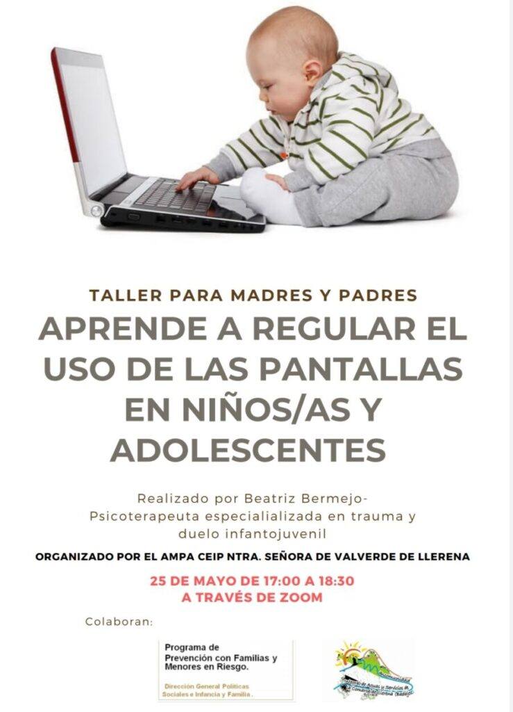 Taller regulación de pantallas para los niños