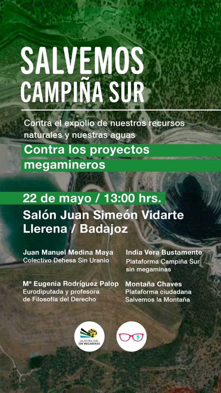 Charla - coloquio contra las Megaminas en la Campiña