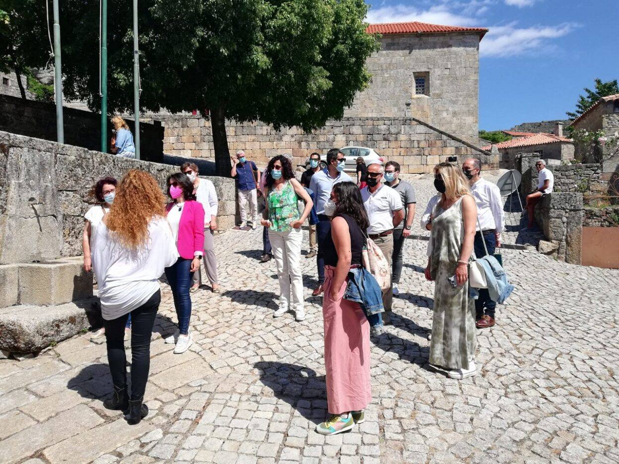 Representantes de Llerena intercambian experiencias con las Aldeias portuguesas