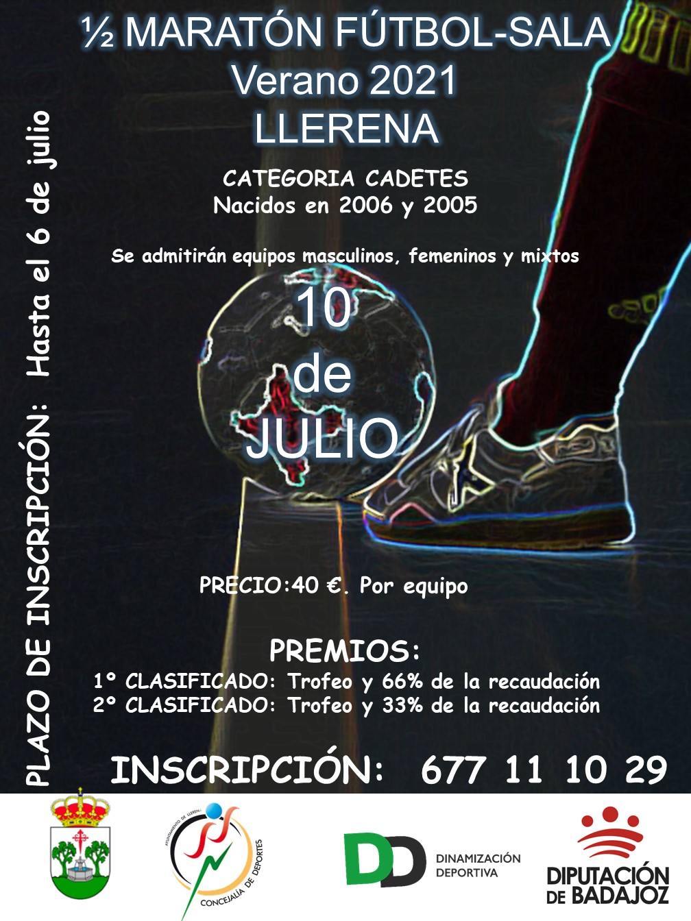 Media maratón de fútbol sala cadete