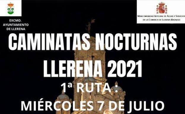 Vuelven las caminatas nocturnas a Llerena
