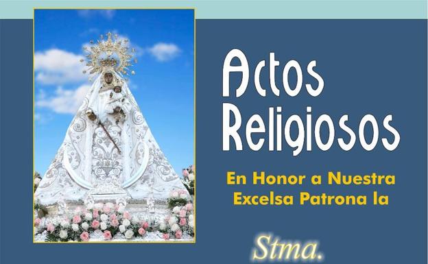 Actos religiosos para las Fiestas Patronales