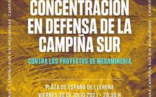 Concentración en Defensa de la Campiña Sur contra los proyectos megamineros
