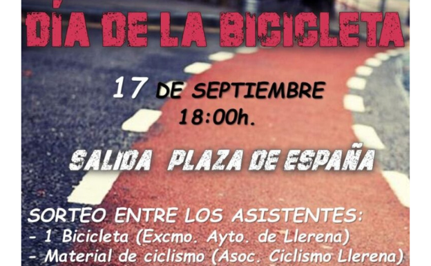 Llerena celebra este viernes el Día de la Bicicleta en la Semana Europea de la Movilidad