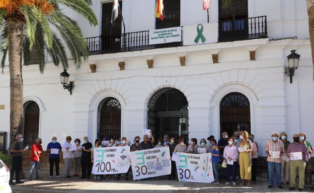 La 'España Vaciada' se manifiesta en Llerena