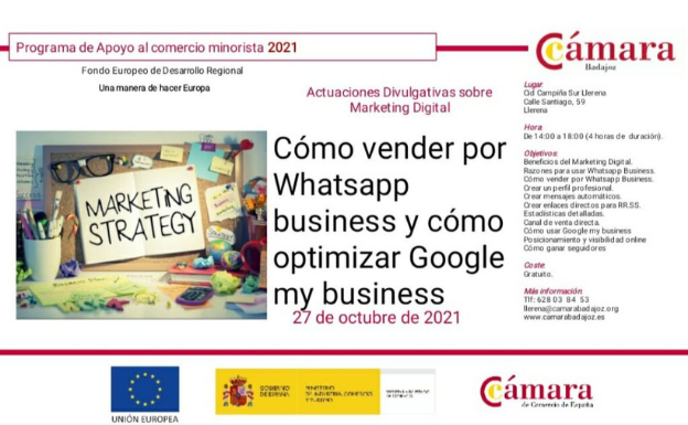 La Cámara de Comercio de Badajoz organiza un curso sobre marketing digital en Llerena