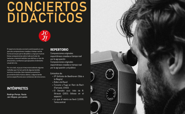Este miércoles, concierto didáctico 'Musicine. Música y Cine' en La Merced
