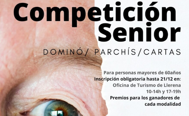 Este miércoles, competición sénior de dominó, parchís y cartas
