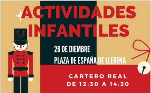 El Cartero Real visitará Llerena el próximo 26 de diciembre