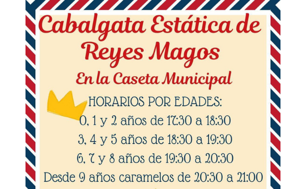 La cabalgata de los Reyes Magos tendrá un formato estático
