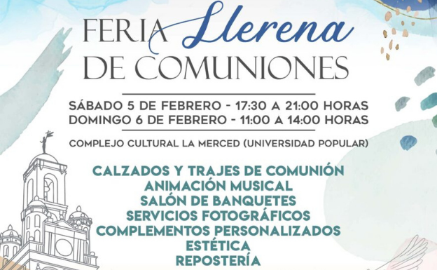 Llerena celebra una Feria de Comuniones