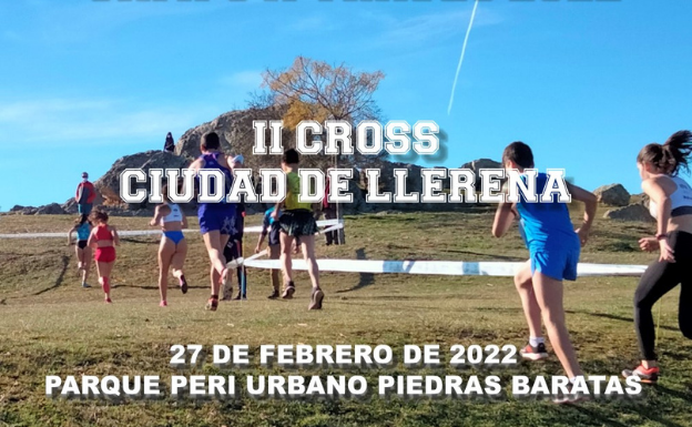 El II Cross 'Ciudad de Llerena' se celebra este domingo en las Piedras Baratas