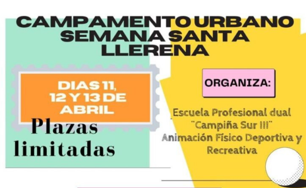 La Escuela Profesional Campiña Sur organiza un campamento urbano en Llerena