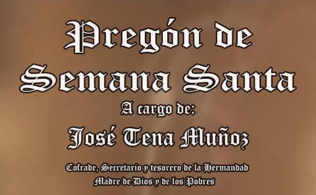 Este viernes se celebra el pregón de la Semana Santa de Llerena