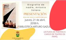 Antonio Solano presenta su libro 'Biografía de nadie'