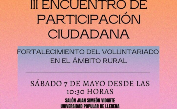 Llerena celebra el III Encuentro de Participación Ciudadana