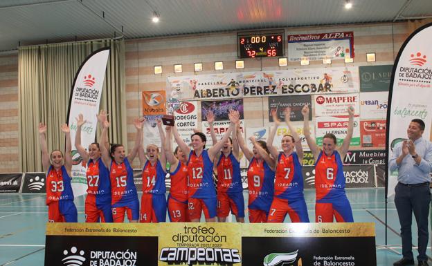 La AB Oliva se hace en Llerena con el Trofeo Diputación de Badajoz en categoría femenina