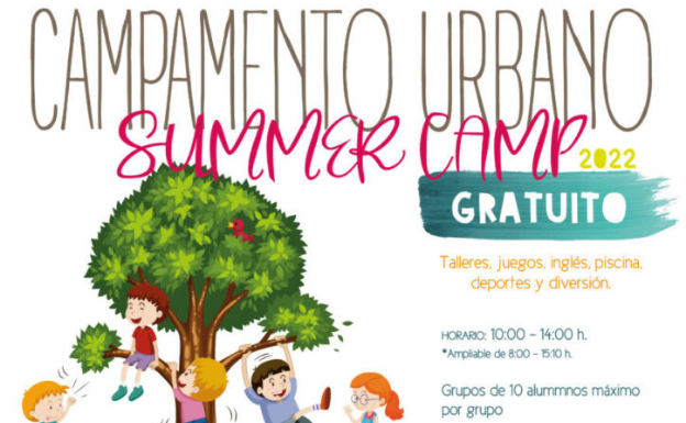 Abierto el plazo de inscripción para el Campamento Urbano de Verano