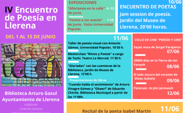 Llerena celebra su IV Encuentro de Poesía