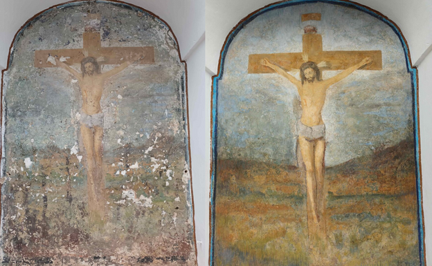 Restaurada la imagen del Cristo del Carbón