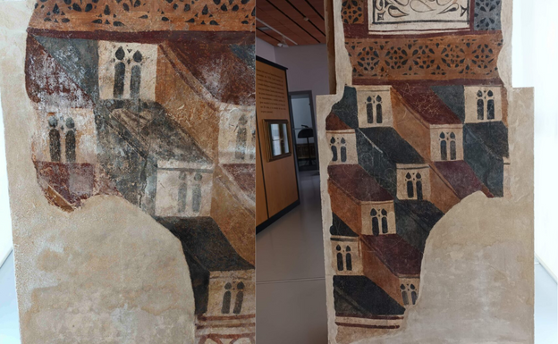 Restaurada la pintura mural de la Sala de Audiencias del Museo
