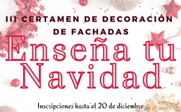 Convocado el Tercer Certamen de Decoración de Fachadas 'Enseña tu Navidad'