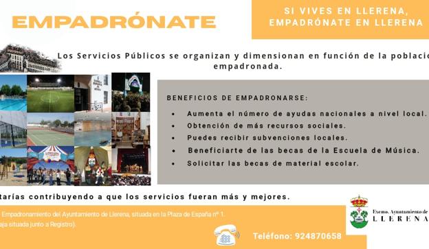 El Ayuntamiento recuerda «la obligación legal de empadronarse donde se reside»