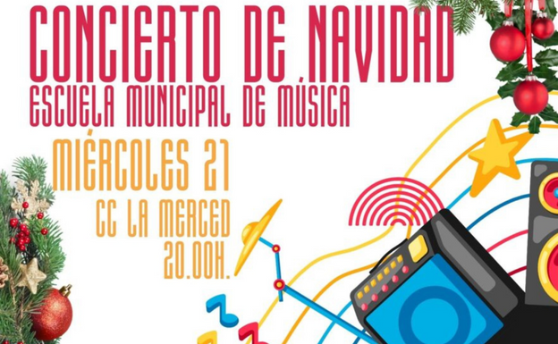 Llega el Concierto de Navidad de la Escuela Municipal de Música
