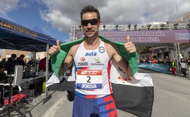 Álvaro Martín también reina en los 35 km marcha