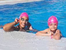 Kilómetros de brazadas solidarias, en otro día espectacular para la natación santeña