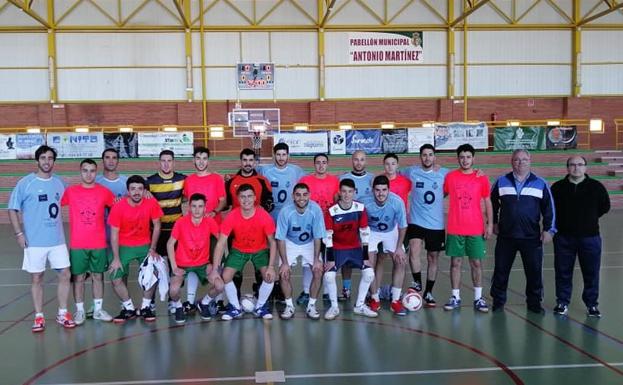 El fútbol sala santeño solidario con Cáritas