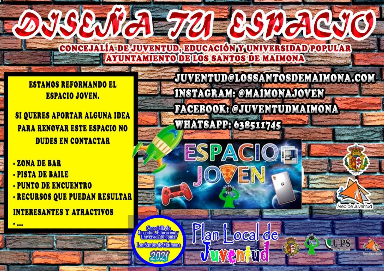 La Concejalía de Juventud, piden ideas para el rediseño del Centro Joven de Los Santos
