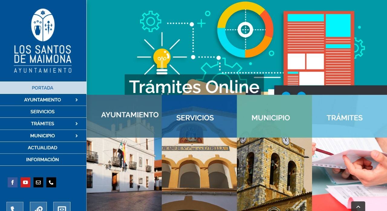 El Ayuntamiento ha remodelado su página WEB