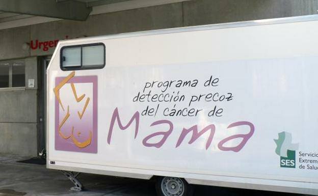 El programa de detección precoz de cáncer de mama de la Junta de Extremadura, se desarrollará en Los Santos del 5 al 11 de marzo