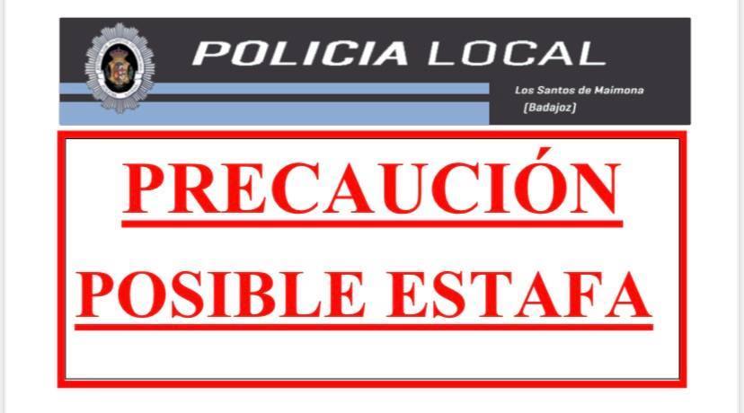 La Policía Local alerta a los vecinos de Los Santos del 'timo del asfalto'