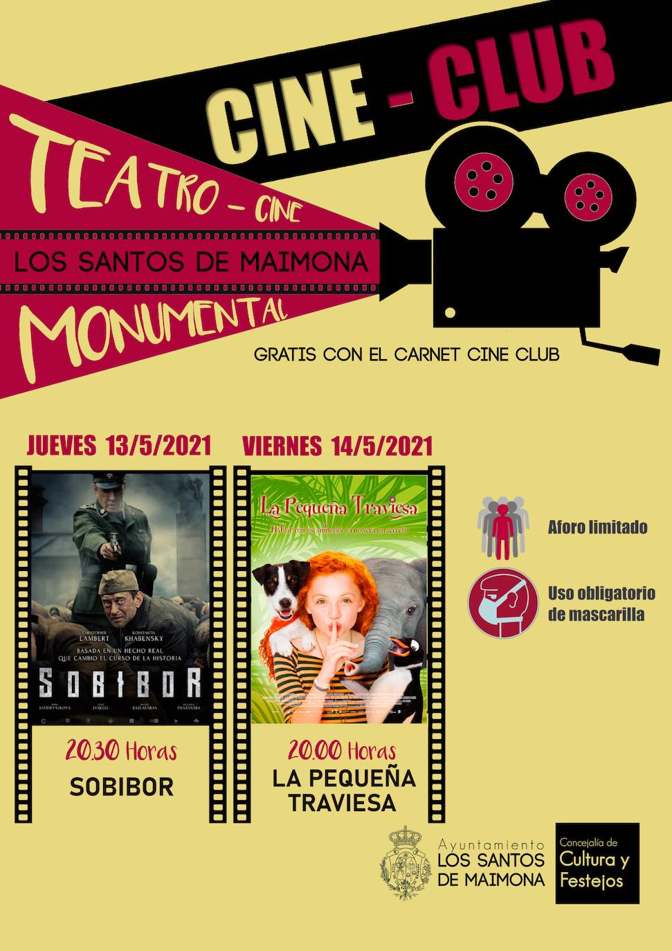 Esta semana, doble sesión de Cine- Club: el jueves 'Sobibor' y el viernes 'La pequeña traviesa'