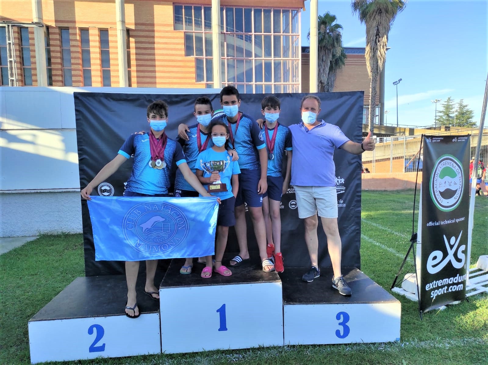 El equipo alevín del CN Maimona subcampeón Judex del Verano