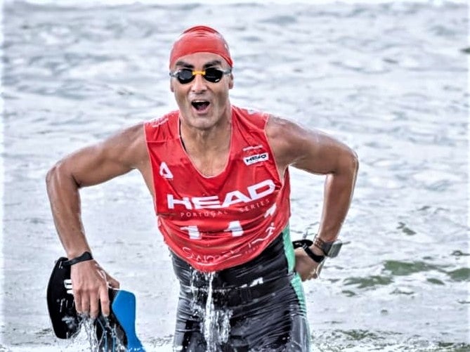 Fernando Sousa se corona como el rey del Swin-Run de la Península Ibérica