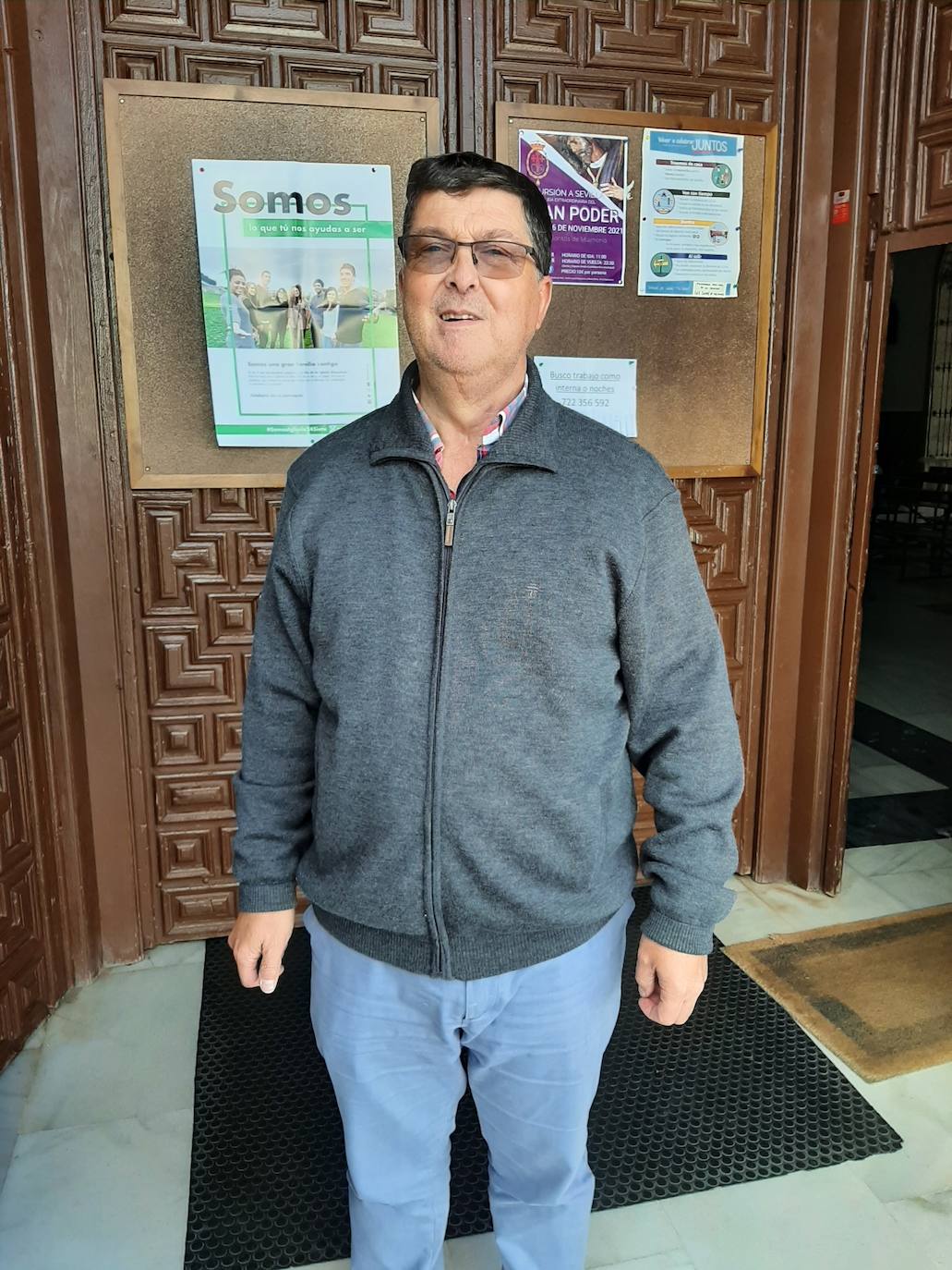 «El vicario ha informado al Consejo Pastoral de la llegada a Los Santos de un sacerdote de Uganda»