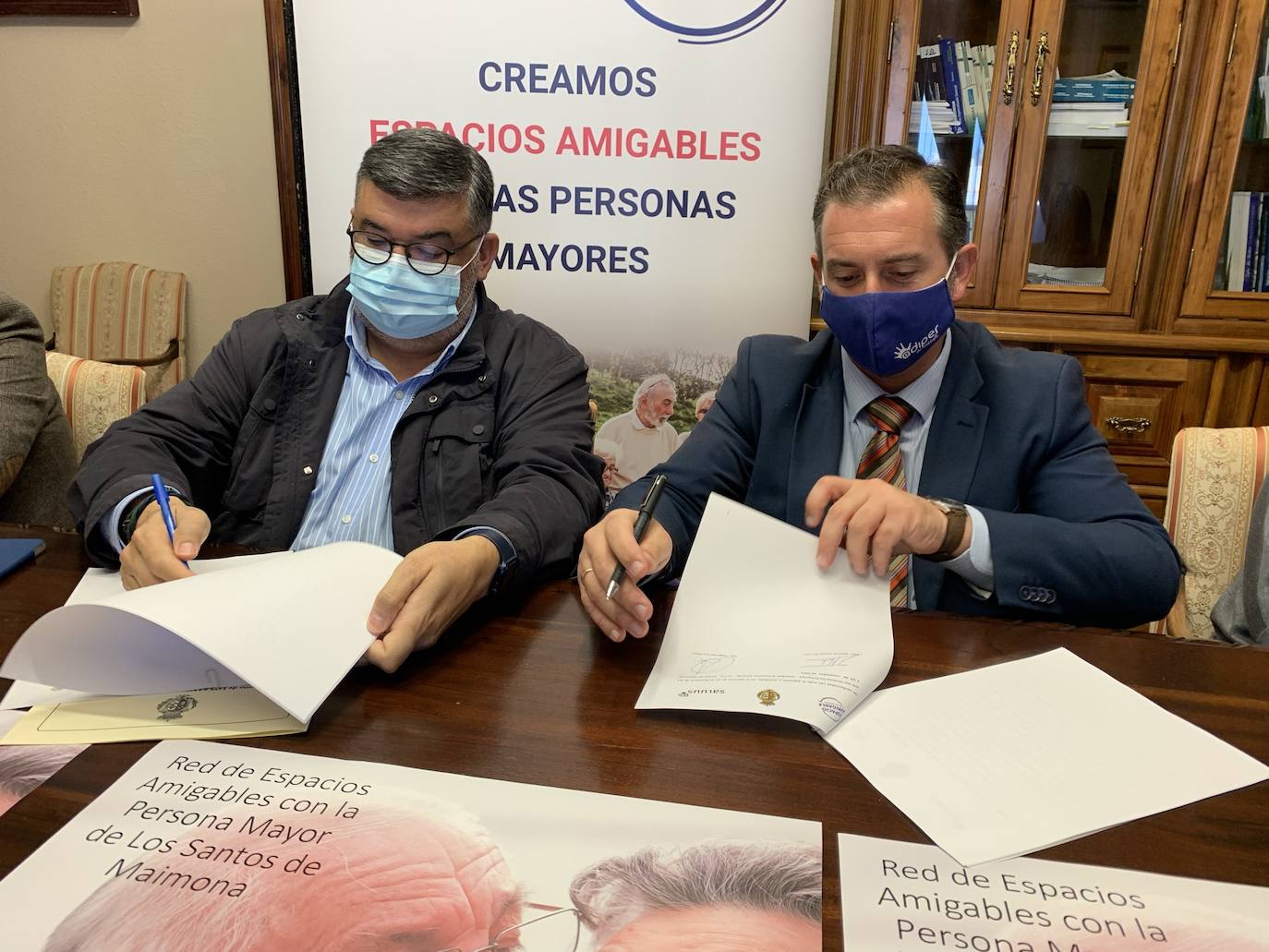 Arranca el proyecto 'Espacios Amigables con las Personas Mayores' en Los Santos de Maimona