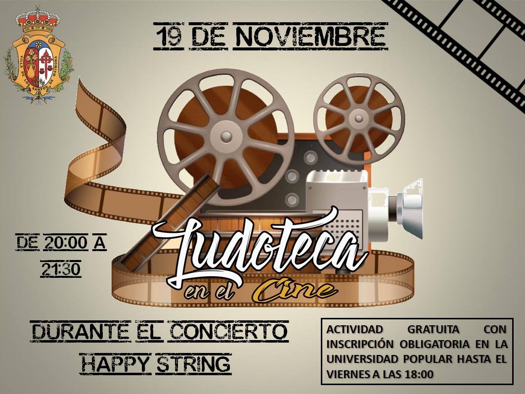 Las 'Ludotecas de Barrio' ya están abiertas, este viernes habrá una durante el concierto de Happy Strings