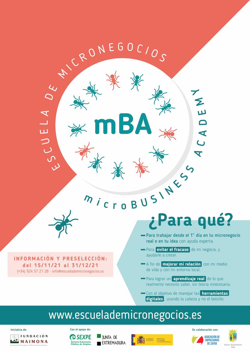 La Escuela de Micronegocios arranca su tercera edición en Zafra