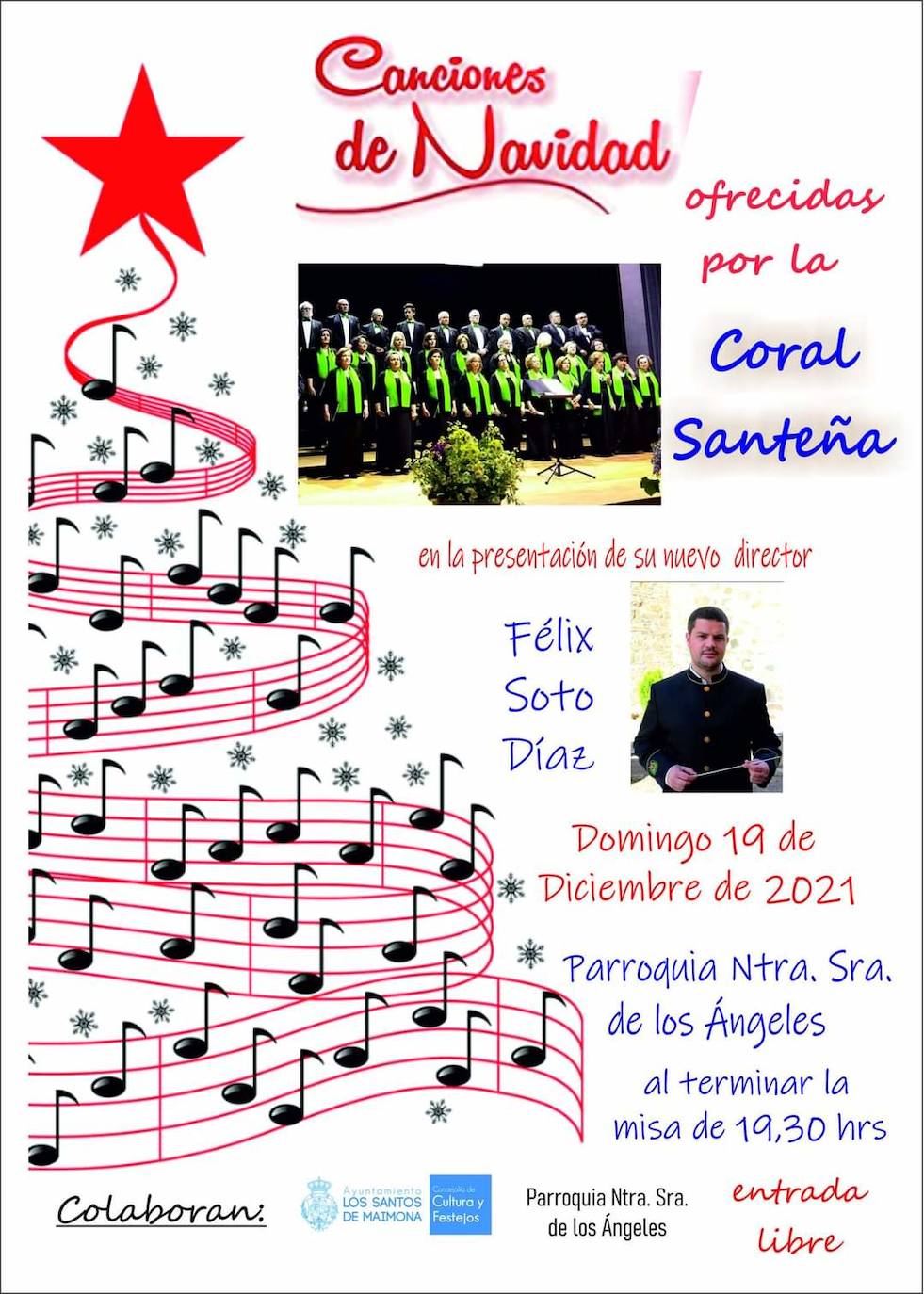 El nuevo director de Coral Santeña se estrenará en un concierto de Navidad